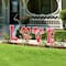 Glitzhome® 28" Set of 4 Valentine's Metal LOVE Yard Stake